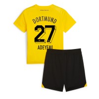 Borussia Dortmund Karim Adeyemi #27 Hemmaställ Barn 2023-24 Korta ärmar (+ Korta byxor)